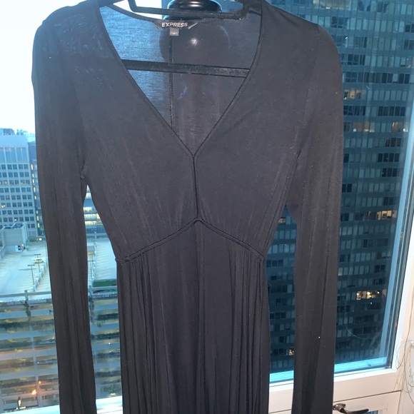 Cozy black Express dress - Picture 3 of 5